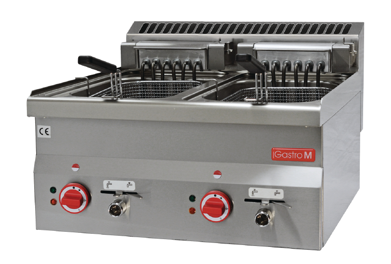 GGM Gastro Elektro-Fritteuse EFK46-EN – 10 Liter, 9 KW, Edelstahl, Inkl. 2 Körbe – Für Profiküche, Catering & Imbiss