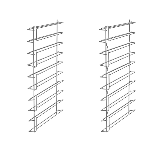 Spares2go Ausziehbares Ofen-Ablageregal Für Baumatic Backöfen – Verstellbar 26-40 Cm Breite